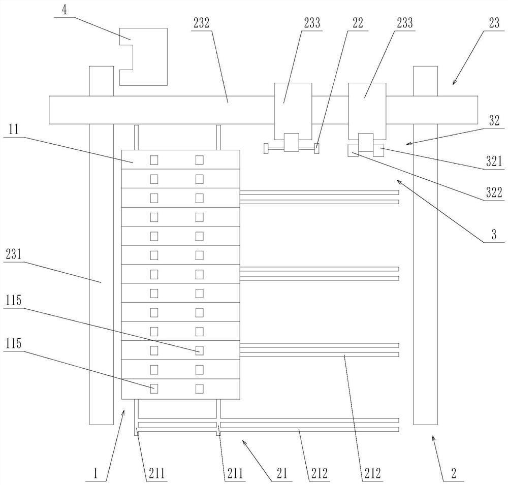 Dense cabinet capable of moving transversely