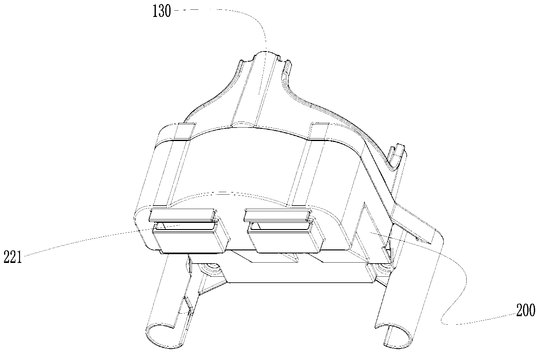 Motor and controller assembly