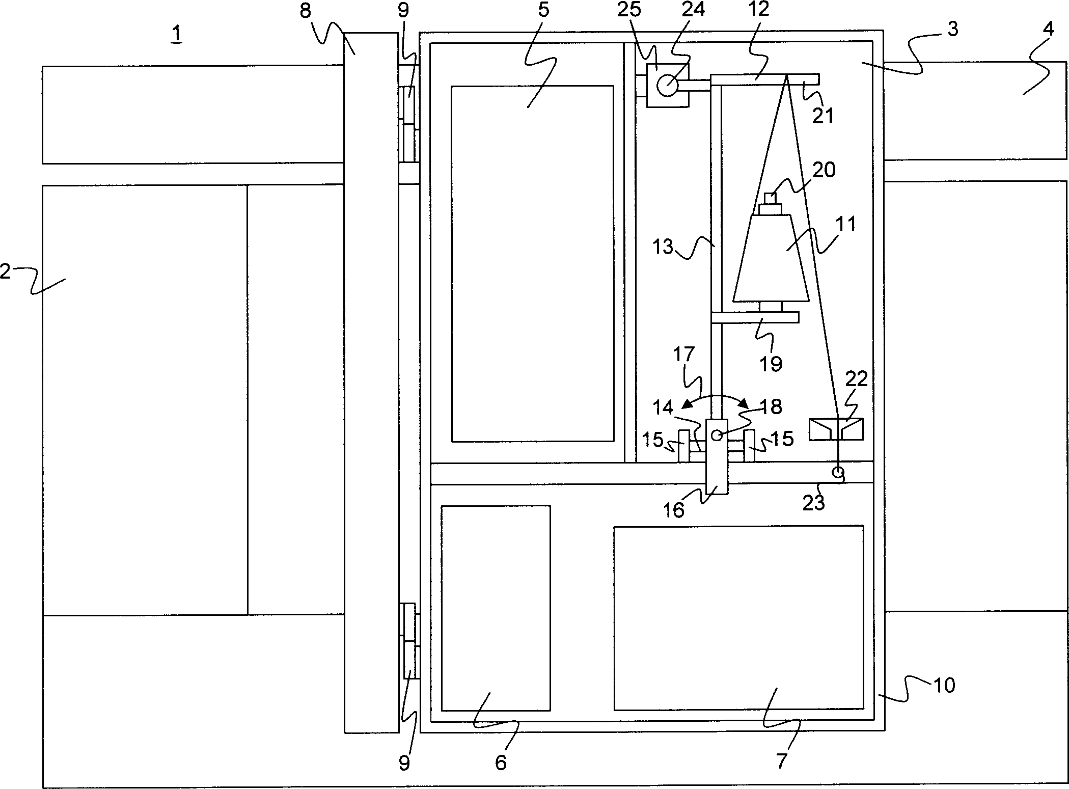 Spinning machine with maintenance unit