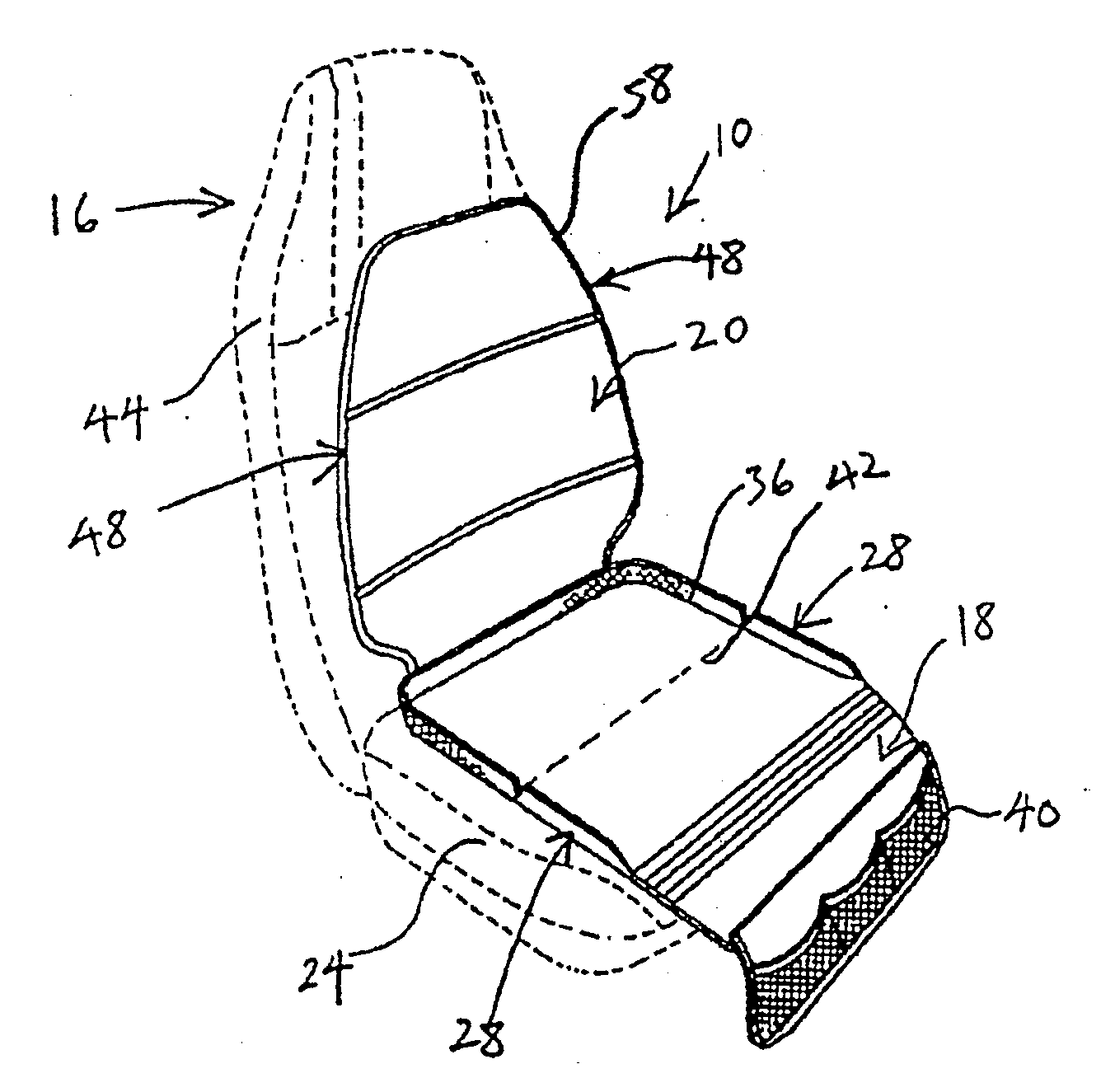 Two-stage protective car seat cover for child and infant safety chairs