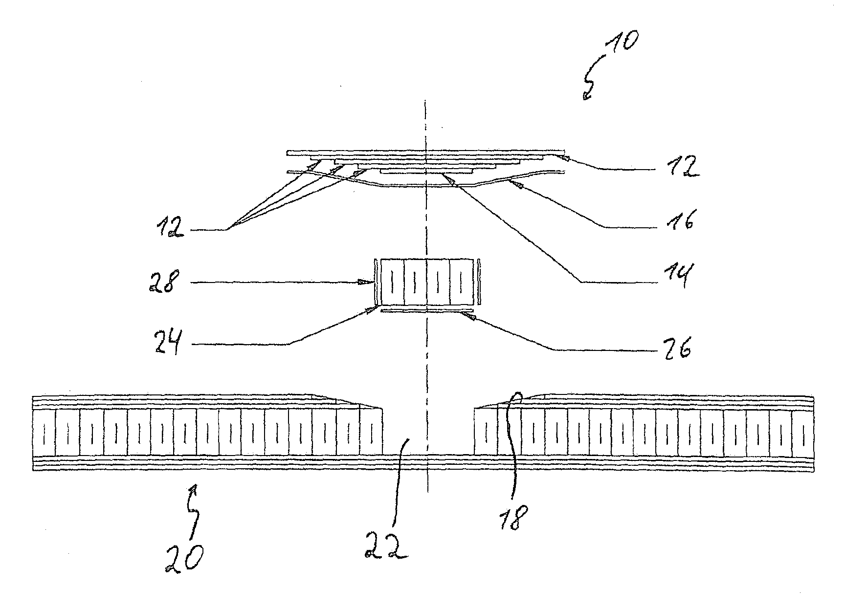 Monitoring device for repair patches, repair kit, and method for monitoring a repair patch