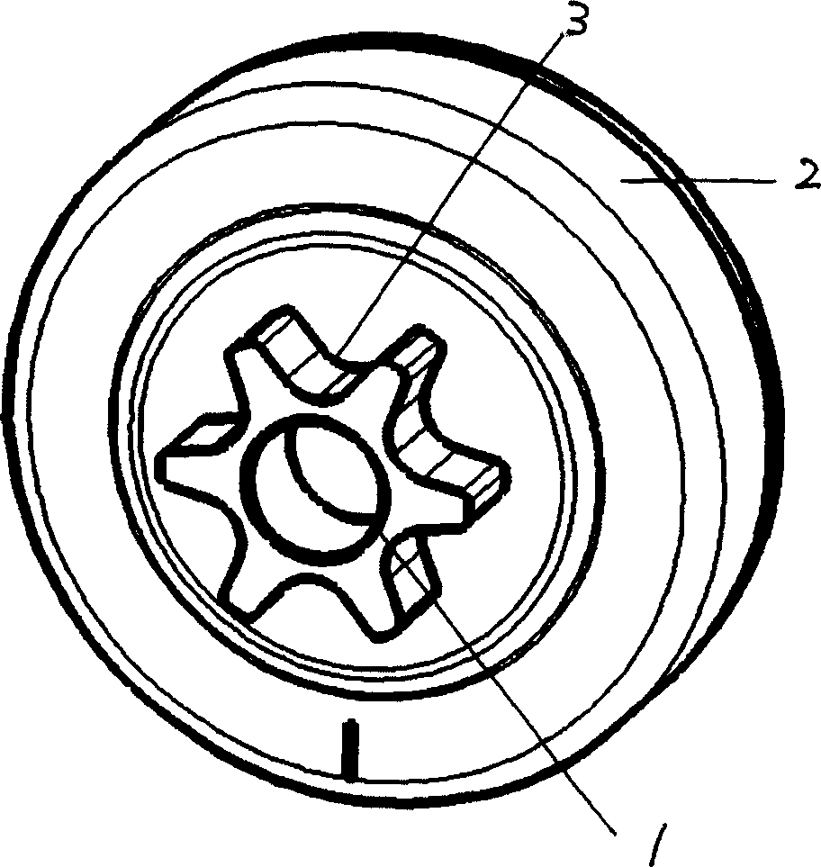 Manufacturing process of chain wheel for chain saw