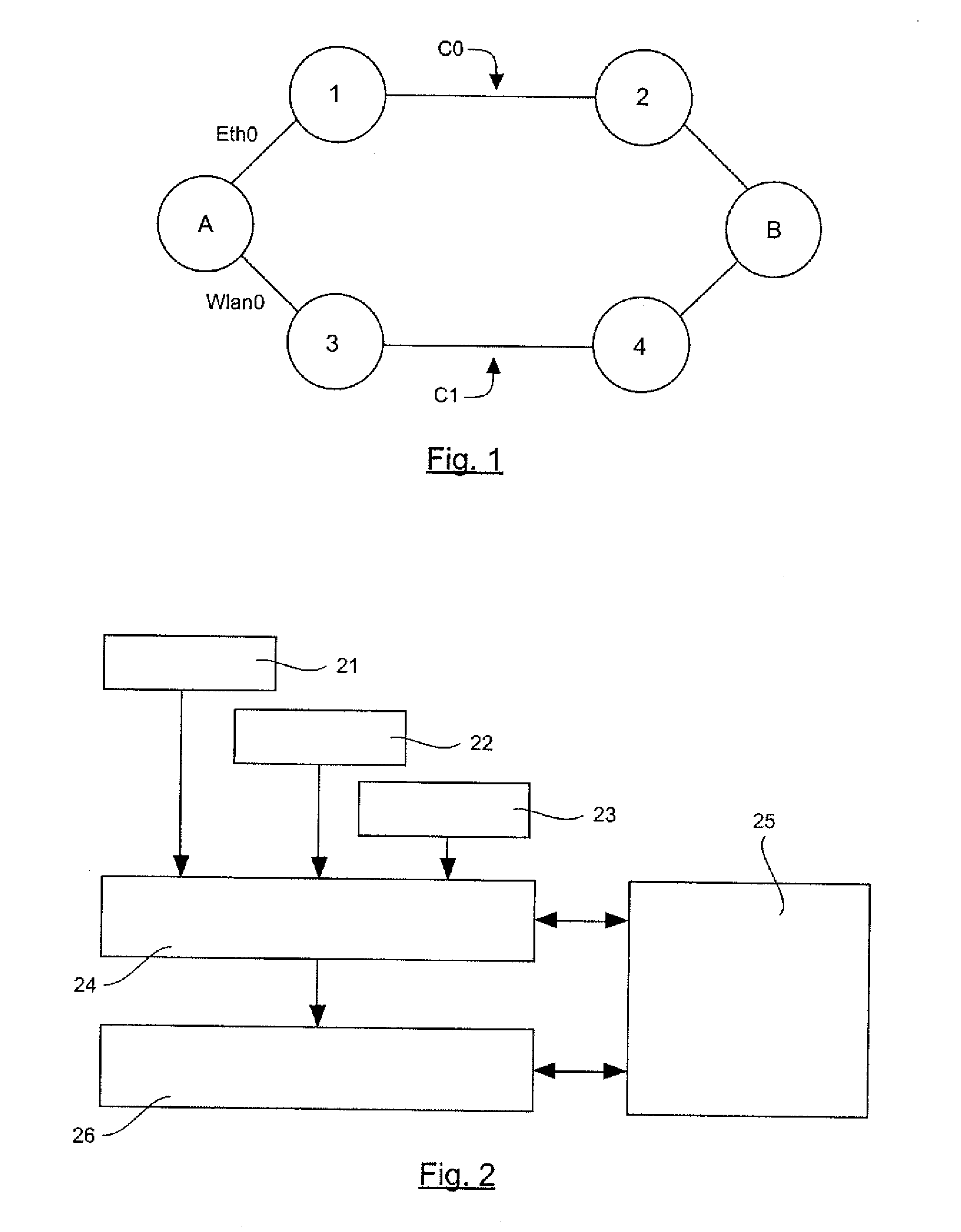 Method for managing paths between a source node and a destination node within the data link layer, corresponding source node and table