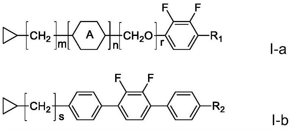 Cyclopropyl-containing negative dielectric anisotropic liquid crystal medium and application thereof