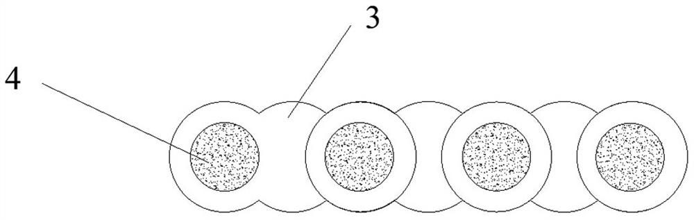 A construction method of a composite support structure positioning device