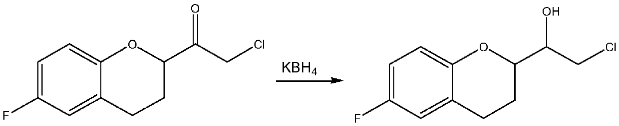 A kind of preparation method of (s)-2-chloro-1-(6-fluoro-1-chroman-2-yl)-ethanol