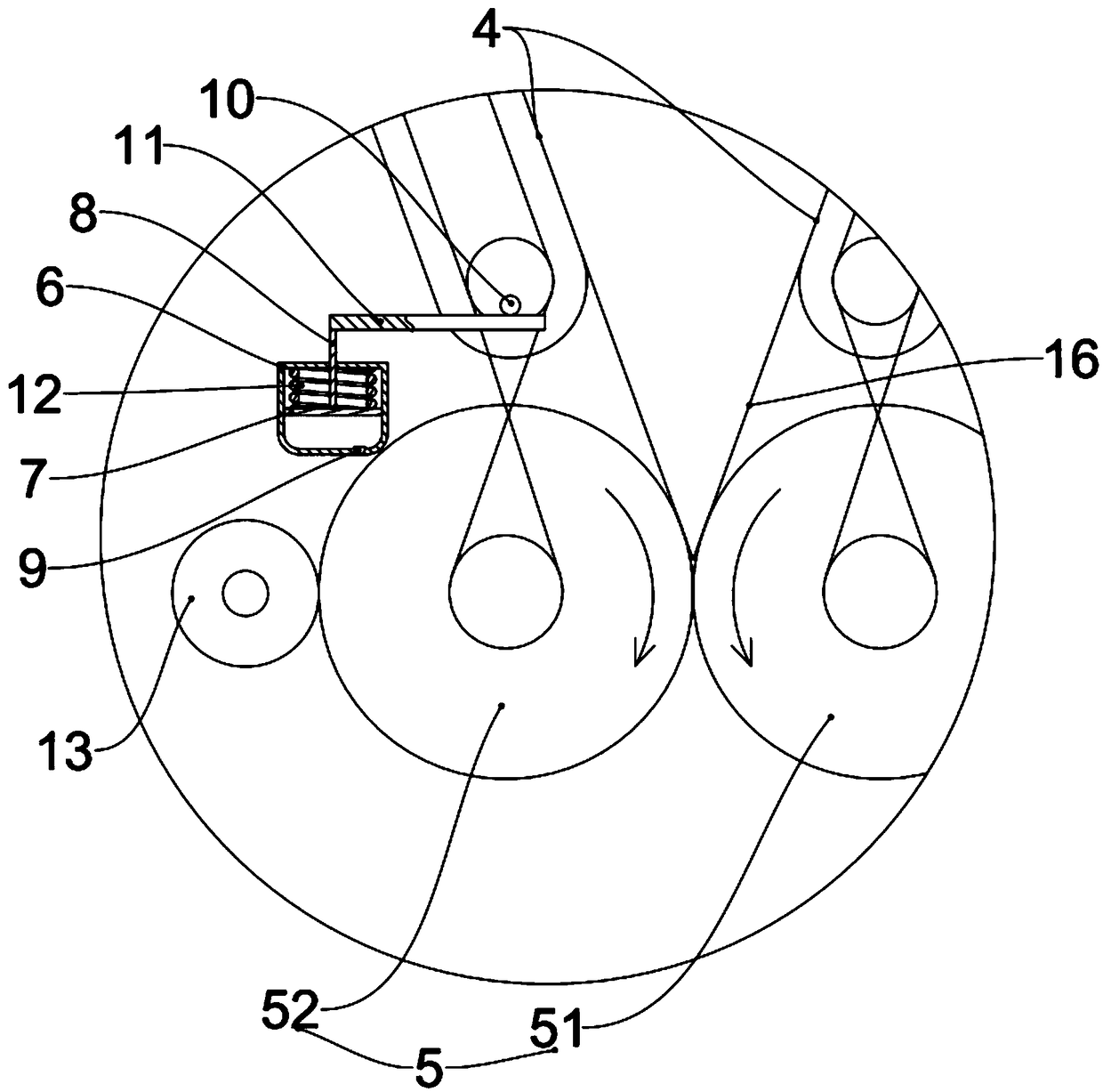 Blow molding processing method of CPP film