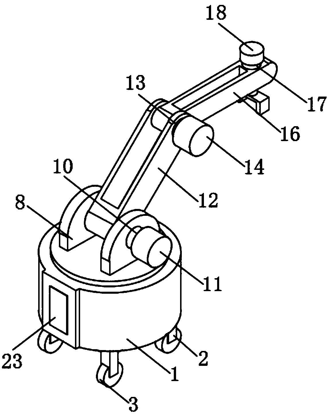 Mechanical arm for teaching demonstration