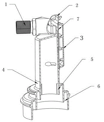 LNB (Low Noise Amplifier) module for receiving satellite television signal and corresponding satellite television set top box