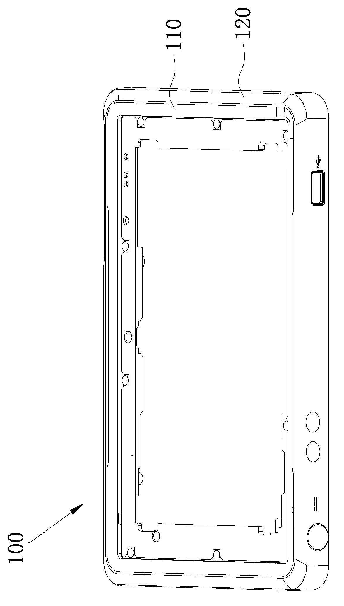 Bi-color mold lapping and gluing mechanism