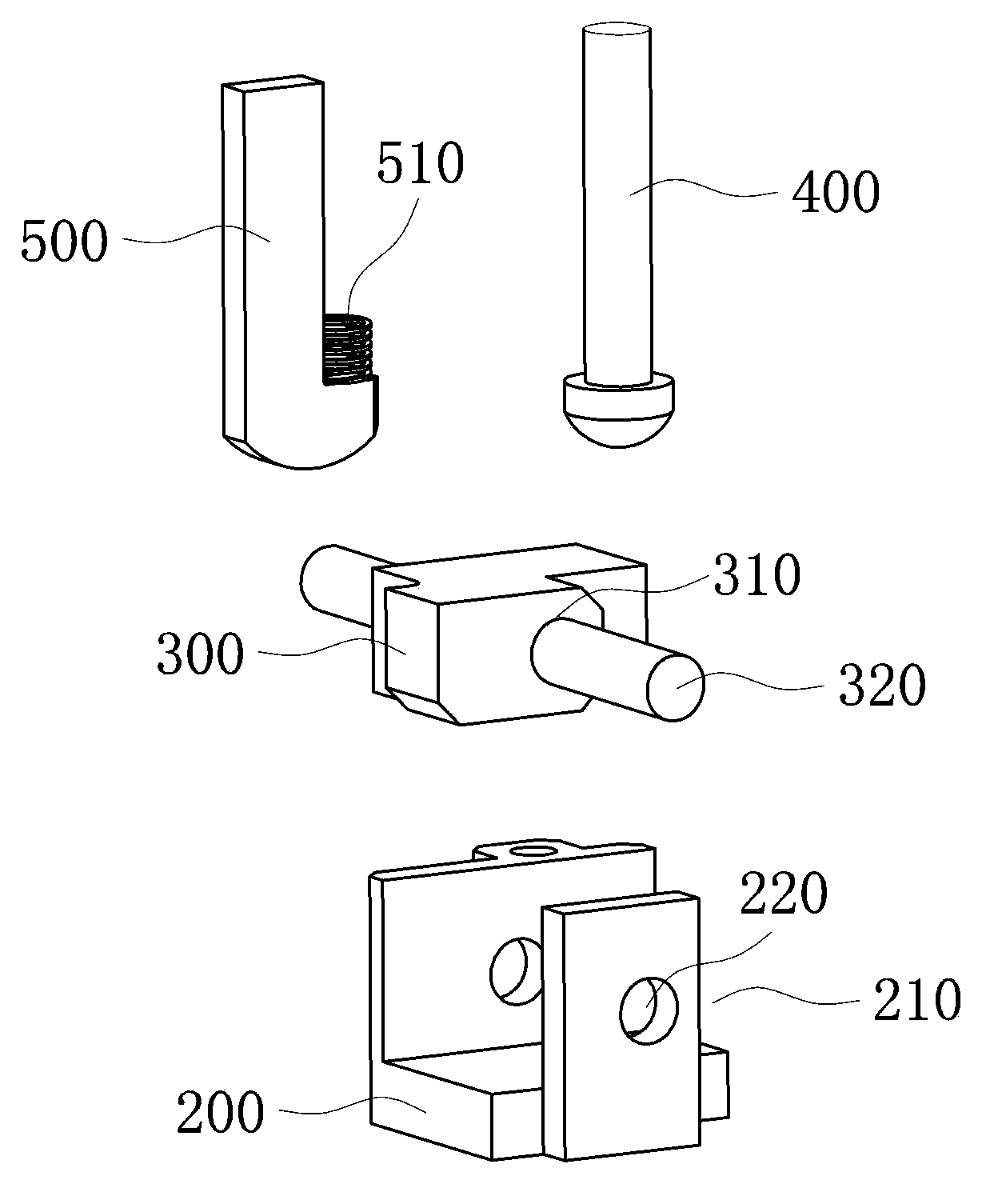 Bi-color mold lapping and gluing mechanism