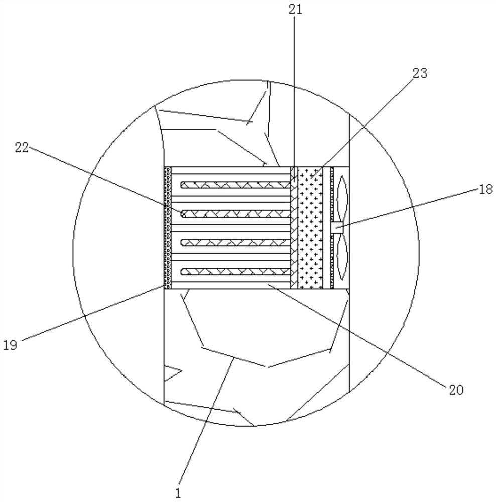 Environment-friendly and efficient ageing device for printing and dyeing