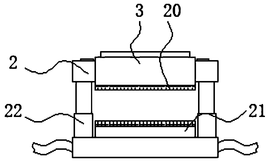 Bending equipment used for medical beauty equipment shell machining and provided with fixing structure