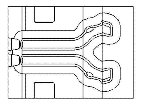 Molding method for casting and forging structure piece of wheelchair frame