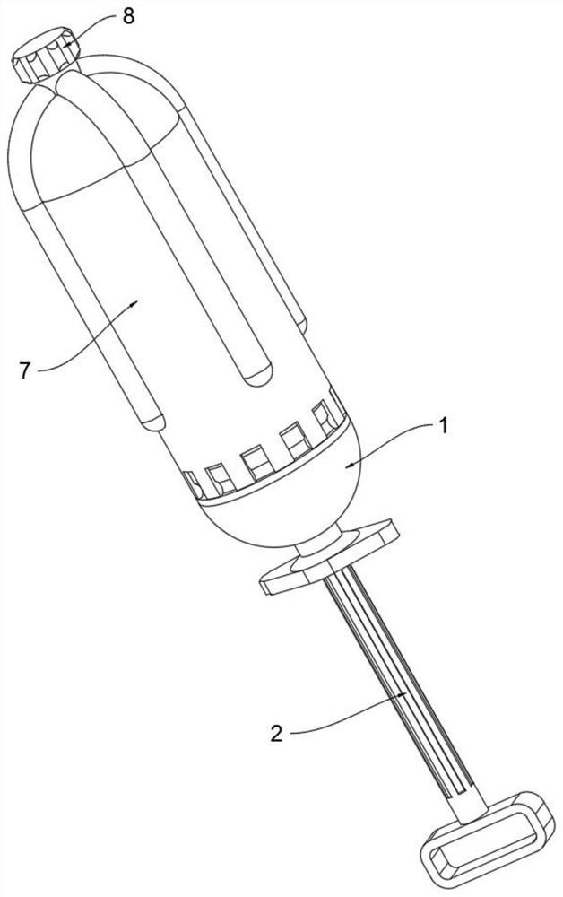 Gynecological clinical leucorrhea sampling, storing and inspecting device