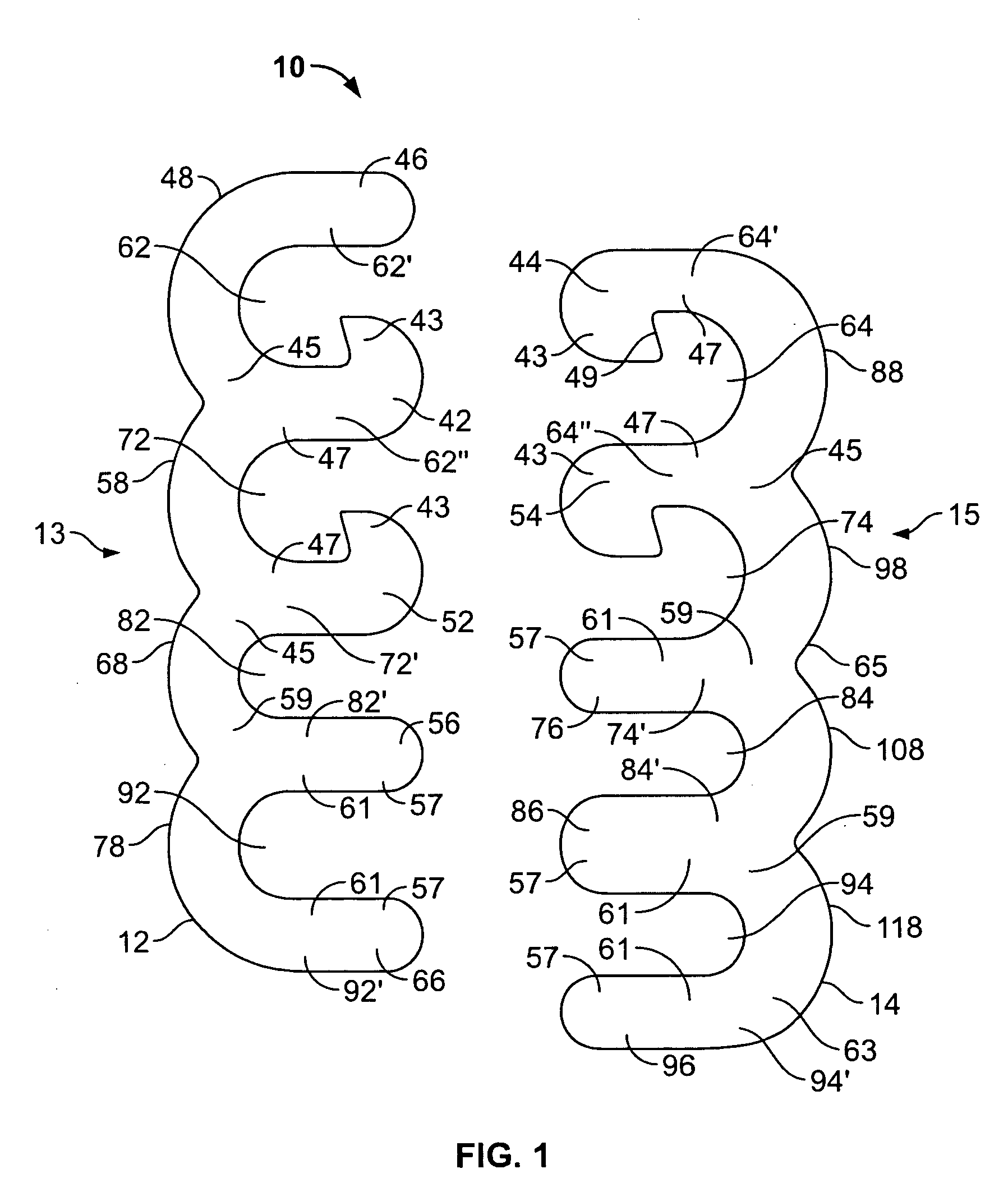 Reclosable fastener strip