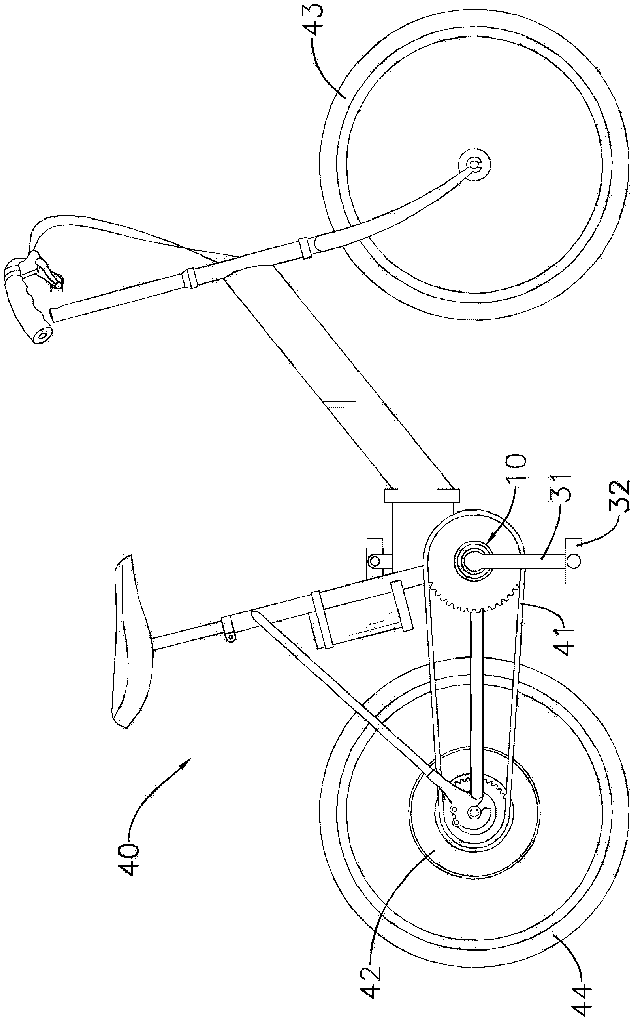 Torsion sensing device of scooter