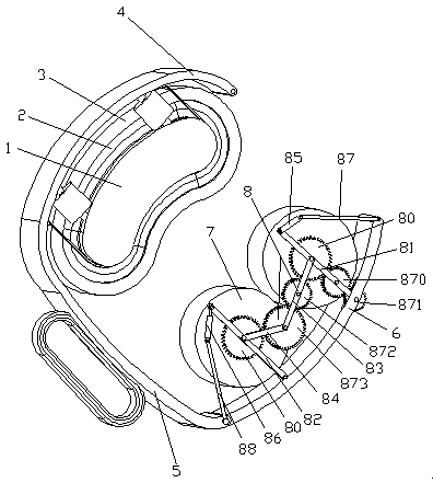 A garden greening tree whitening device