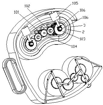 A garden greening tree whitening device