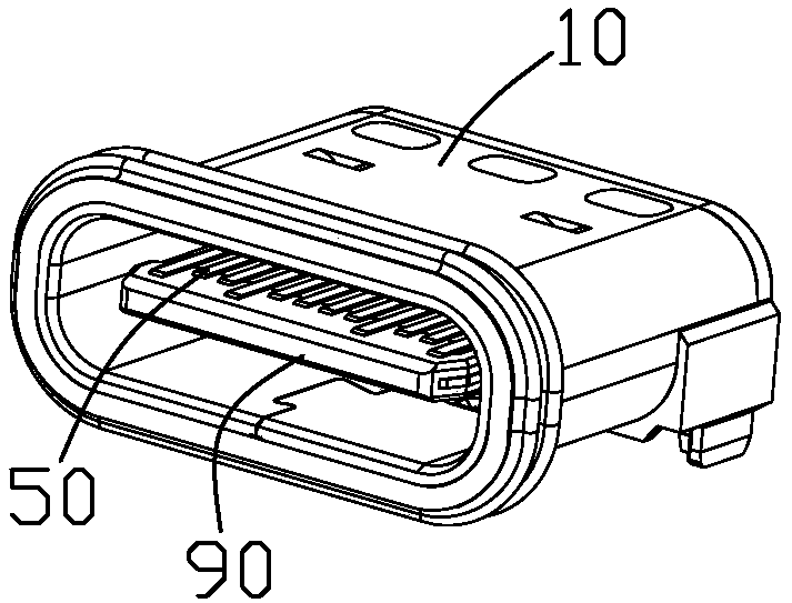 High current usb Type C socket