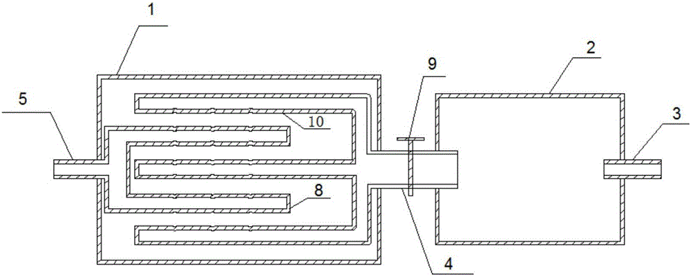 Counter-jet impinging flow oil fume purification device