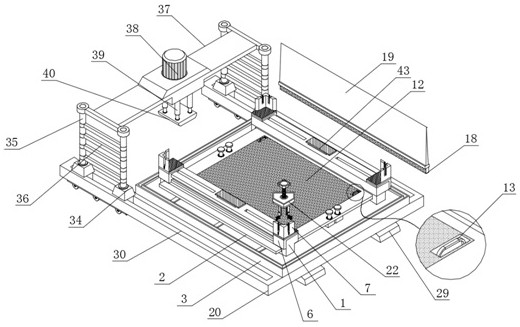 Ultrawhite photo-thermal glass anti-explosion detection equipment with positioning structure