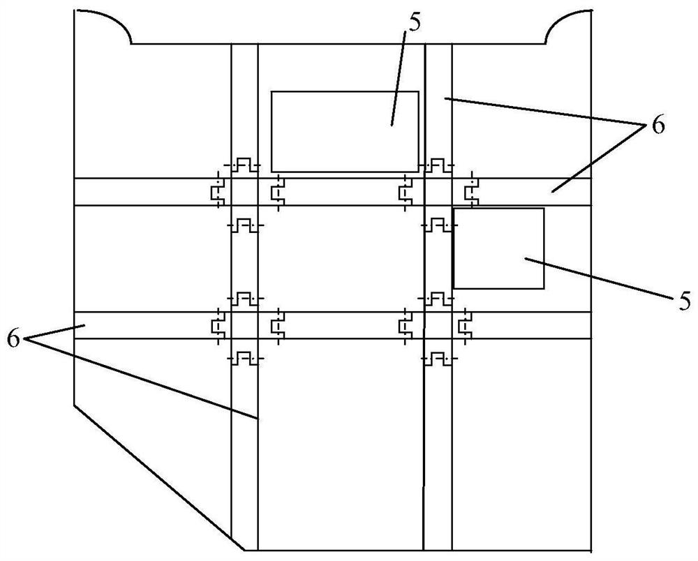 A door trim protection device based on a special vehicle