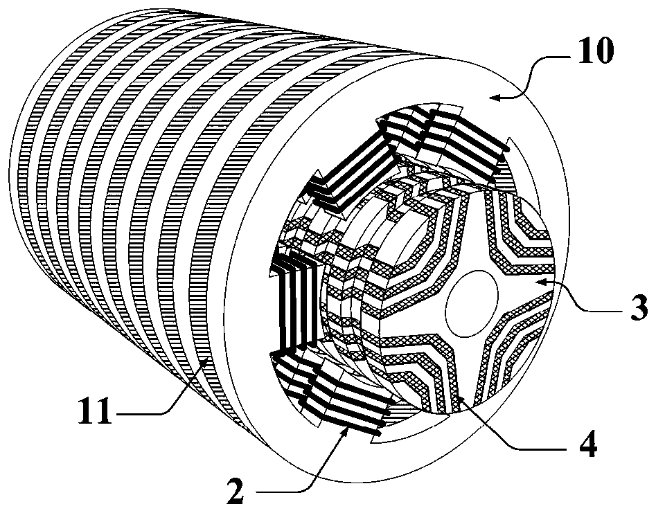 A sine wave powered dual-degree-of-freedom helical motor with position self-locking function