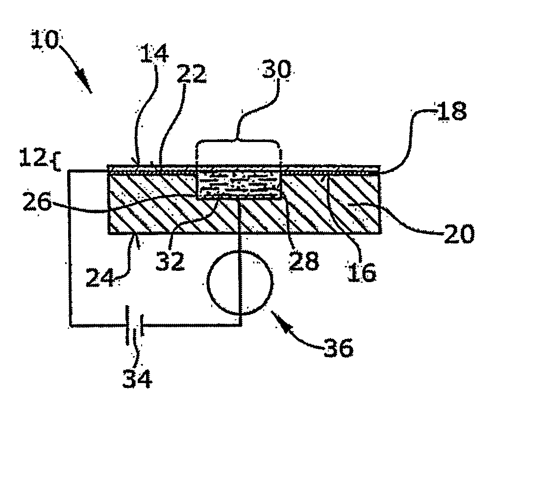 Electrochemical display device