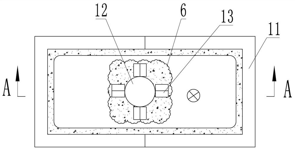 A water interception method for all professional interspersed construction floors of high-rise residential buildings