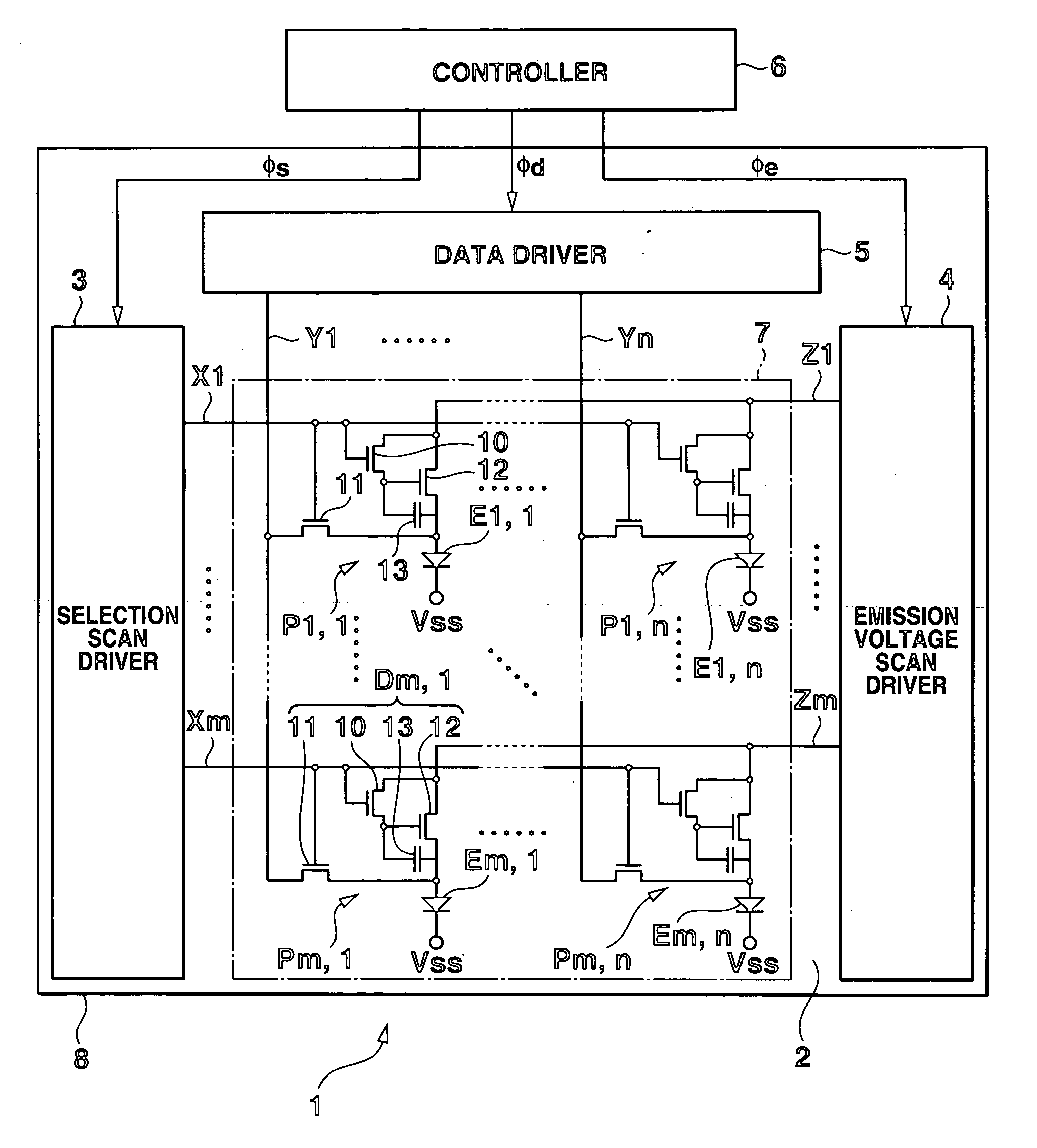 Display panel and display panel driving method