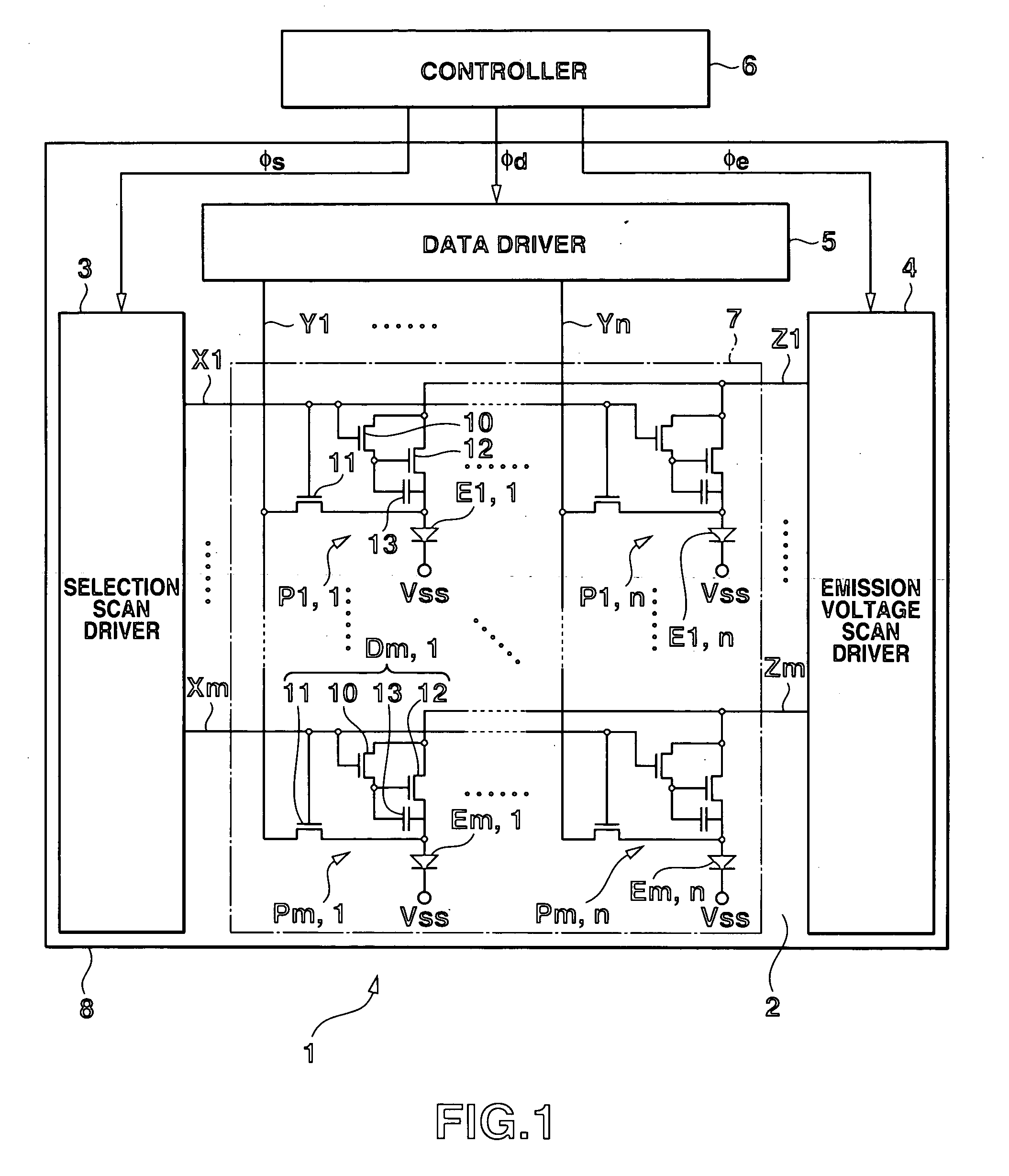 Display panel and display panel driving method