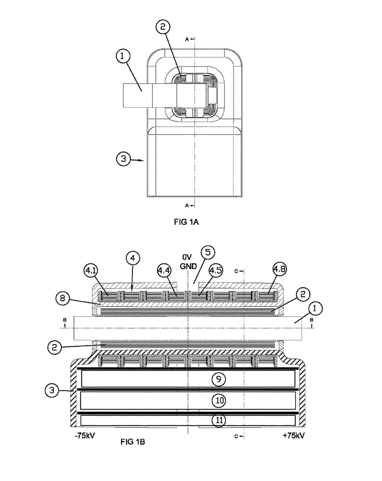 High-voltage, high-frequency and high-power transformer