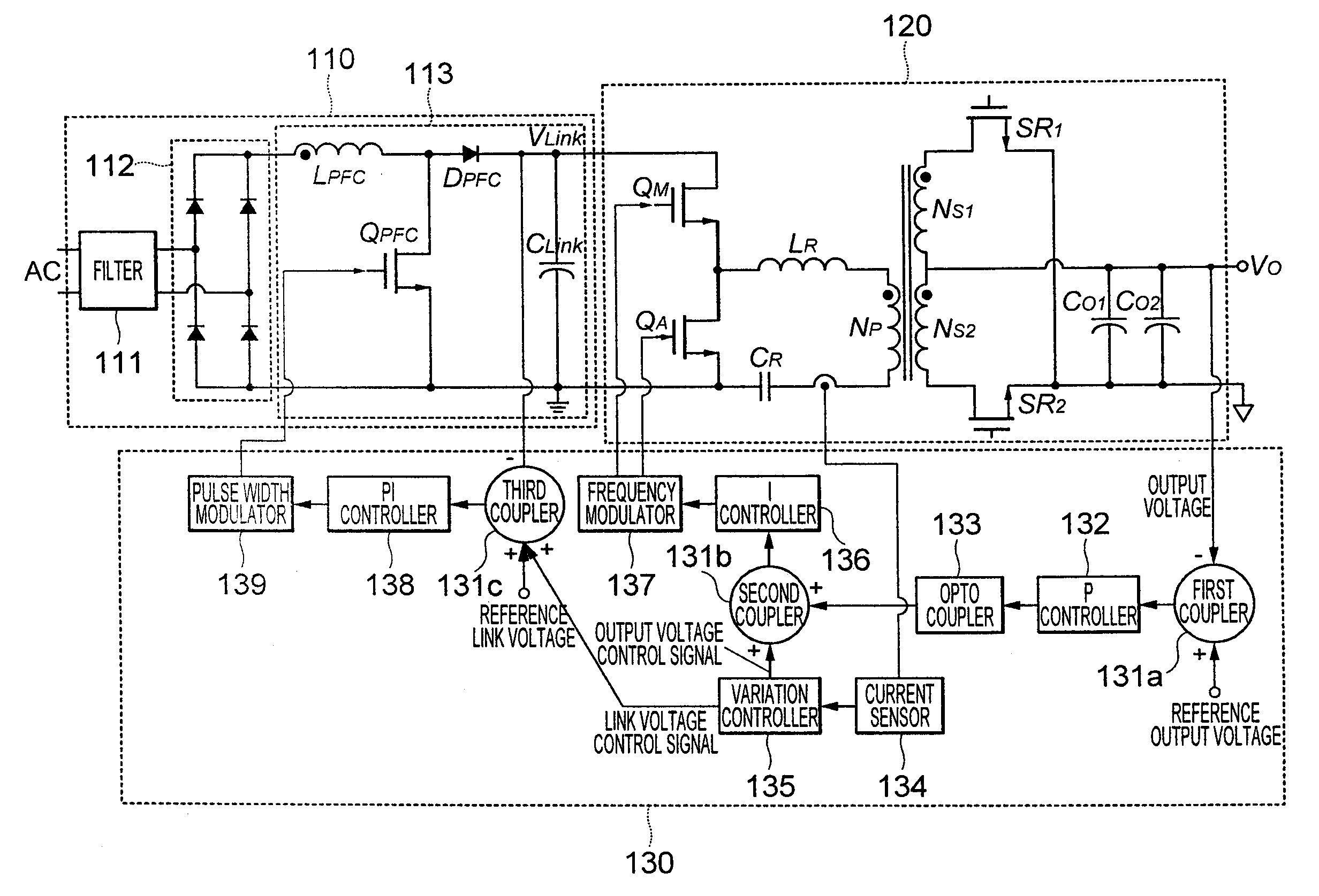 Adapter power supply