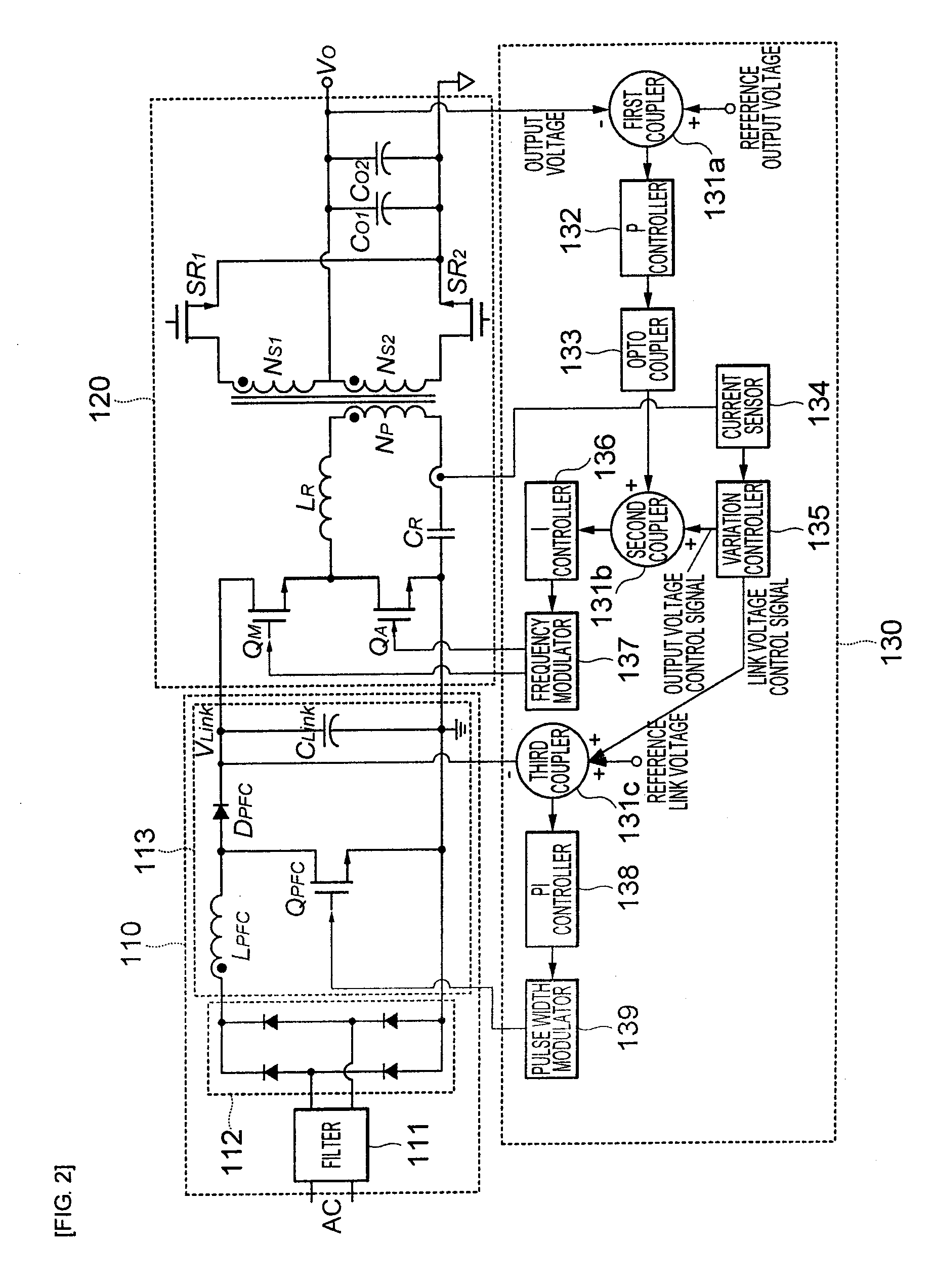 Adapter power supply