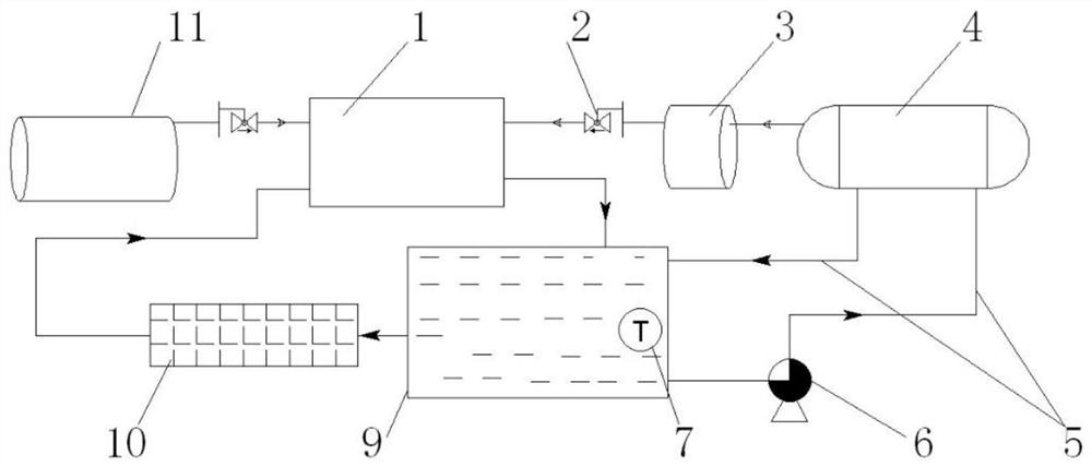 A fuel cell power generation system using liquid hydrogen as fuel