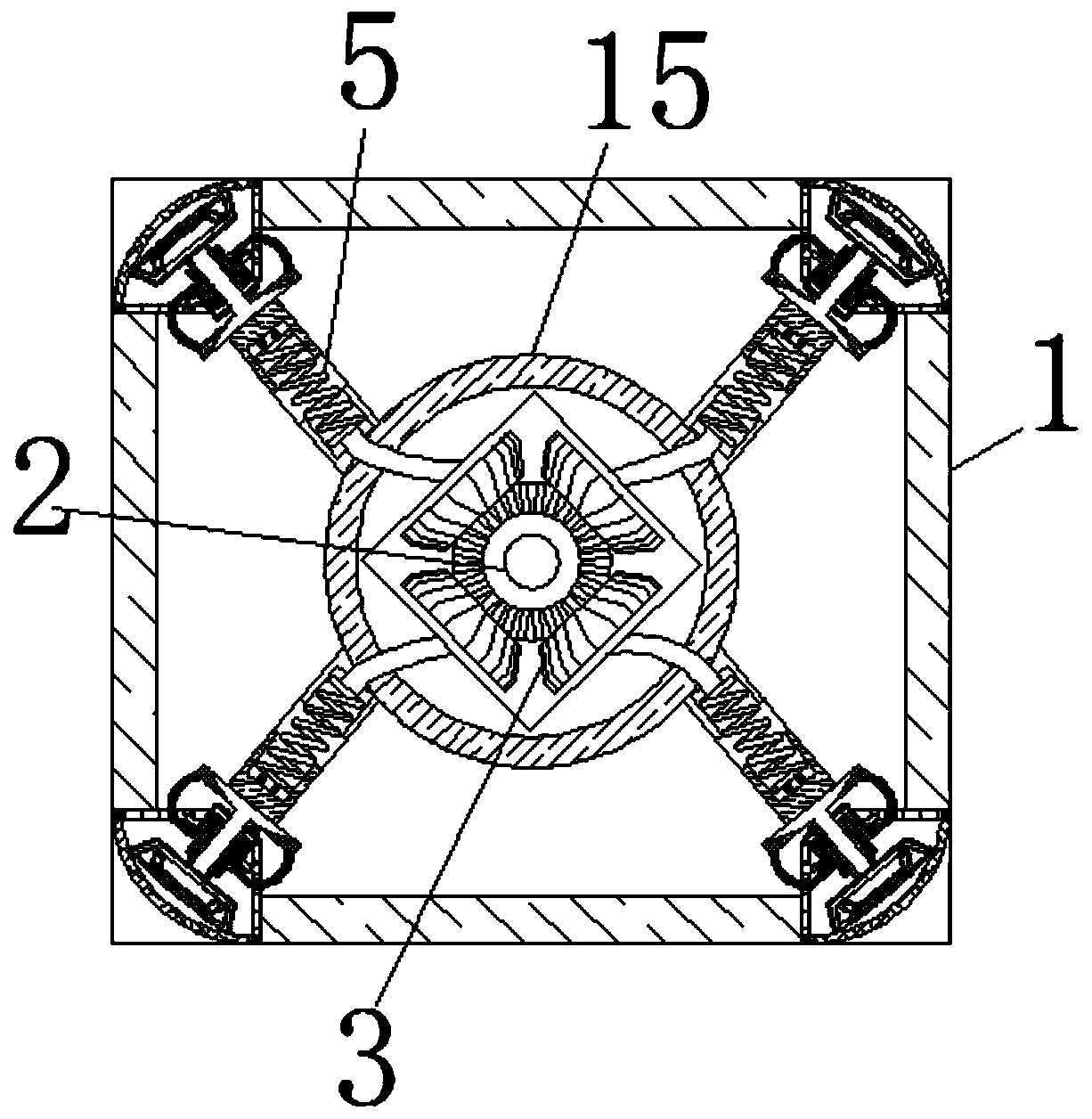 Hard disk detection equipment based on optical linear propagation principle