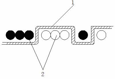 Filtering cloth woven from monofilaments and multifilaments