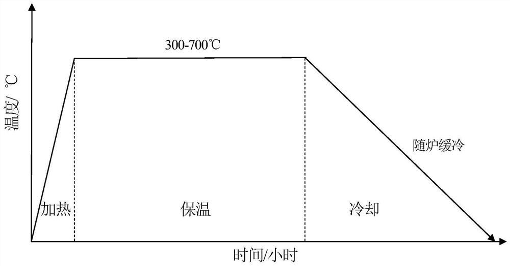 Non-oxidation dehydrogenation treatment technology for austenite stainless steel welding material