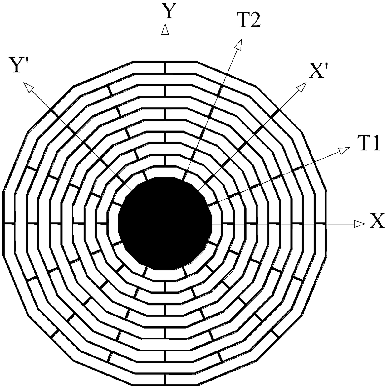 Equilateral polygon discal MEMS resonant gyro