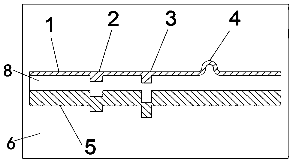 Epoxy heating fiberglass mould and preparation method thereof