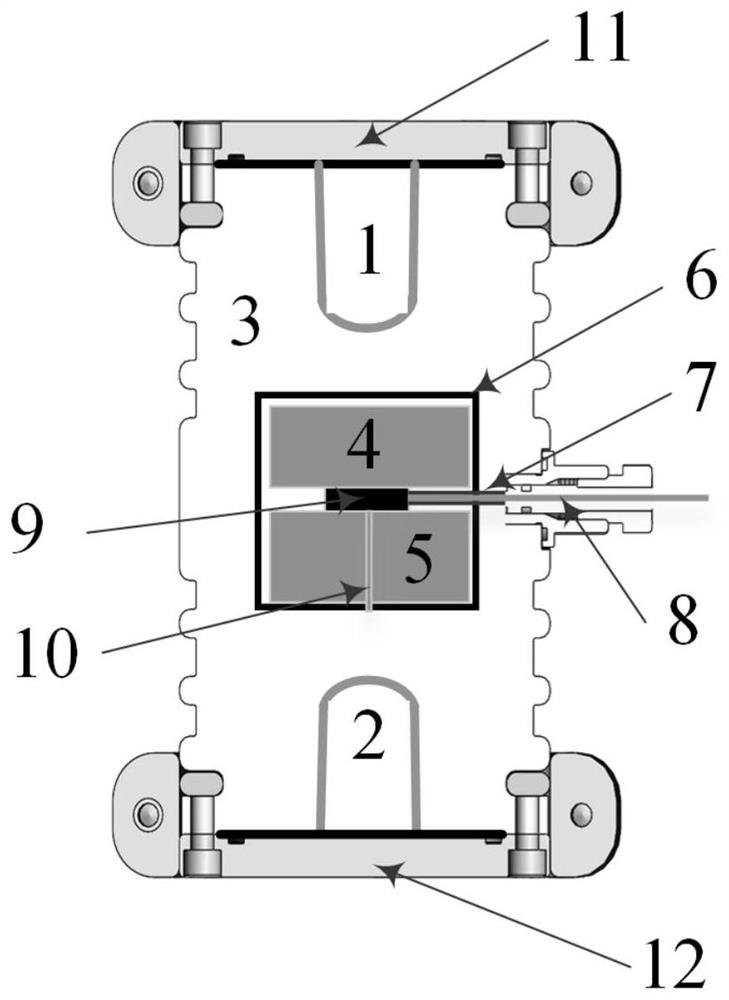 A gas switch structure based on low operating coefficient and low jitter trigger