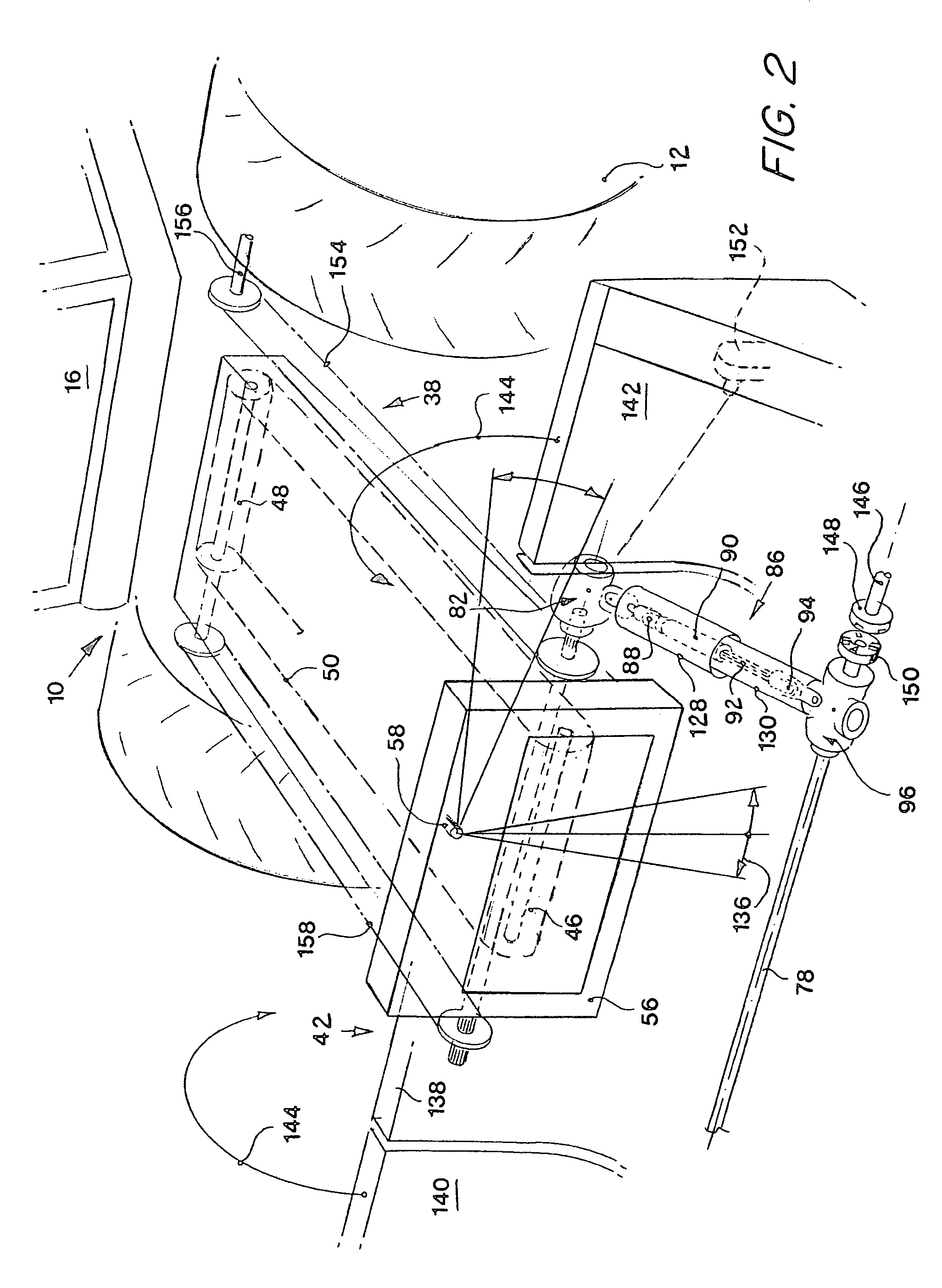 Drive train for a header of a harvesting machine