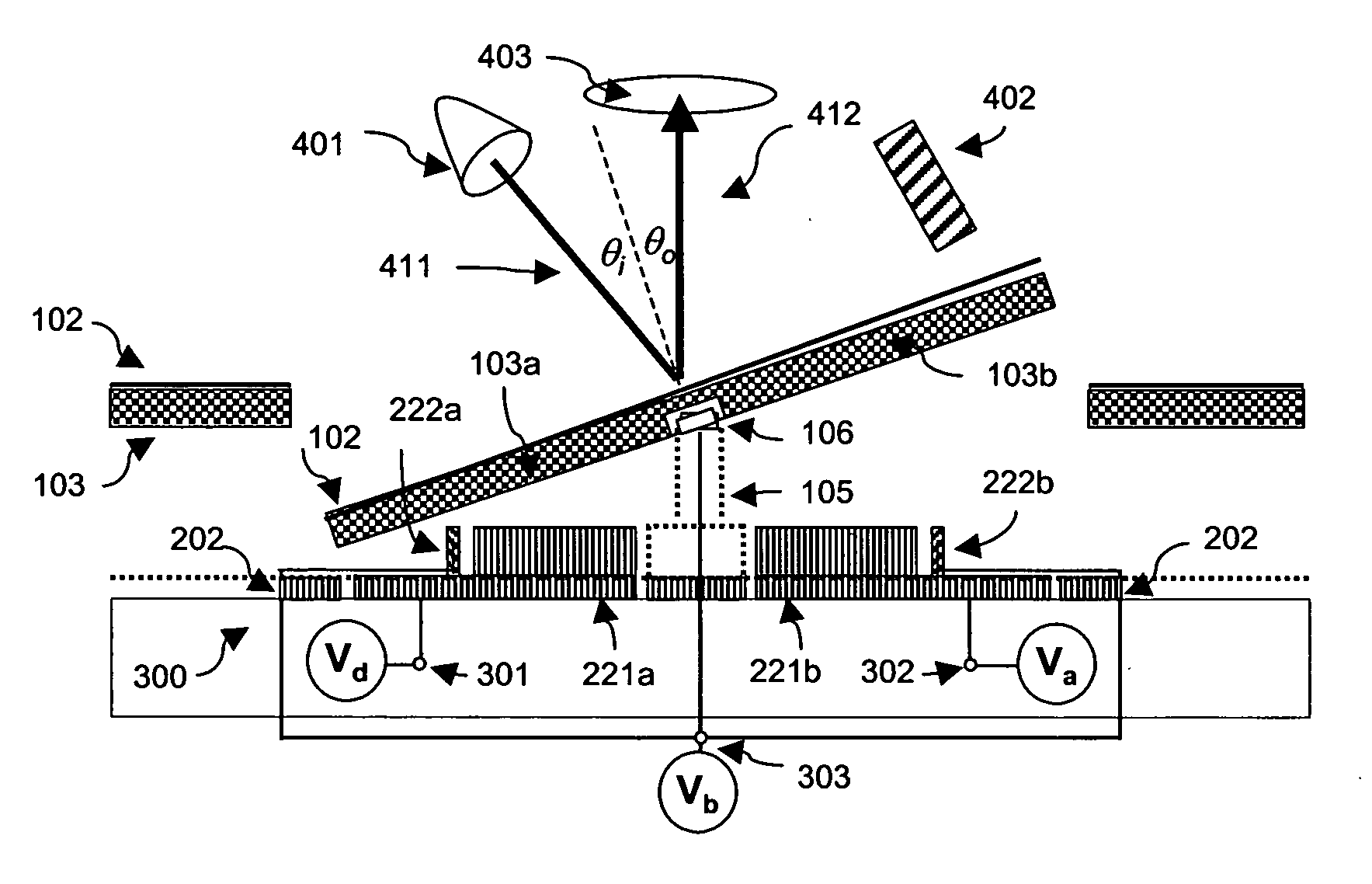 High contrast spatial light modulator and method