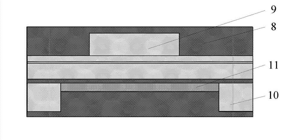 Manufacture method for monolithic integration titanium film thermal resistor tunable distributed feed back (DFB) laser