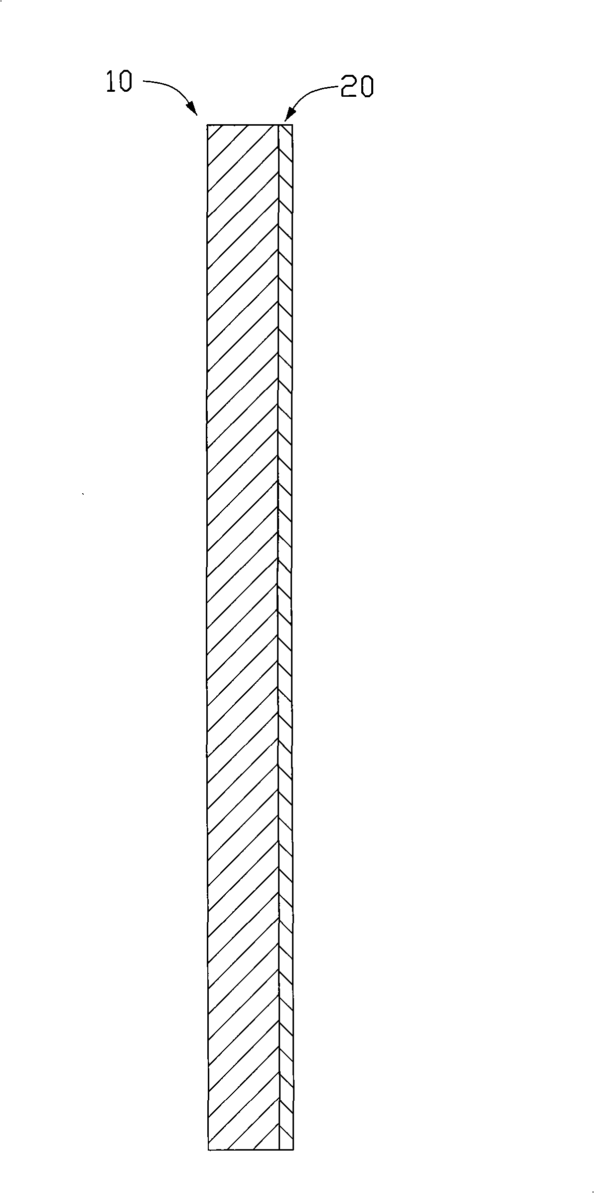 Portable electronic device shell and method for manufacturing the same