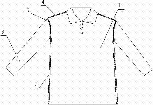 Meshy shielding fabric stitched clothes with temperature detection device for patient