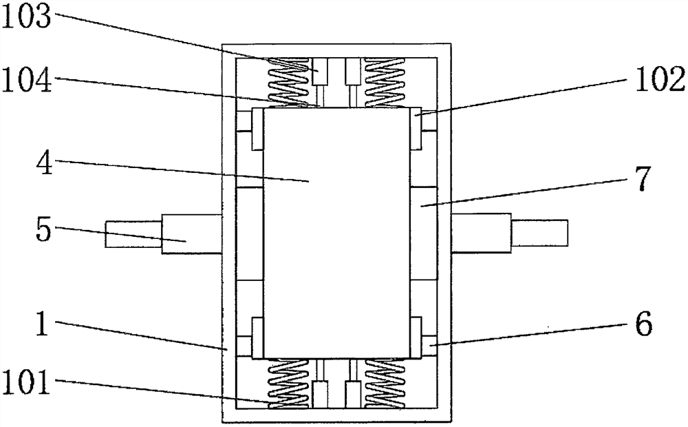 Waterproof damping motor for electric vehicle