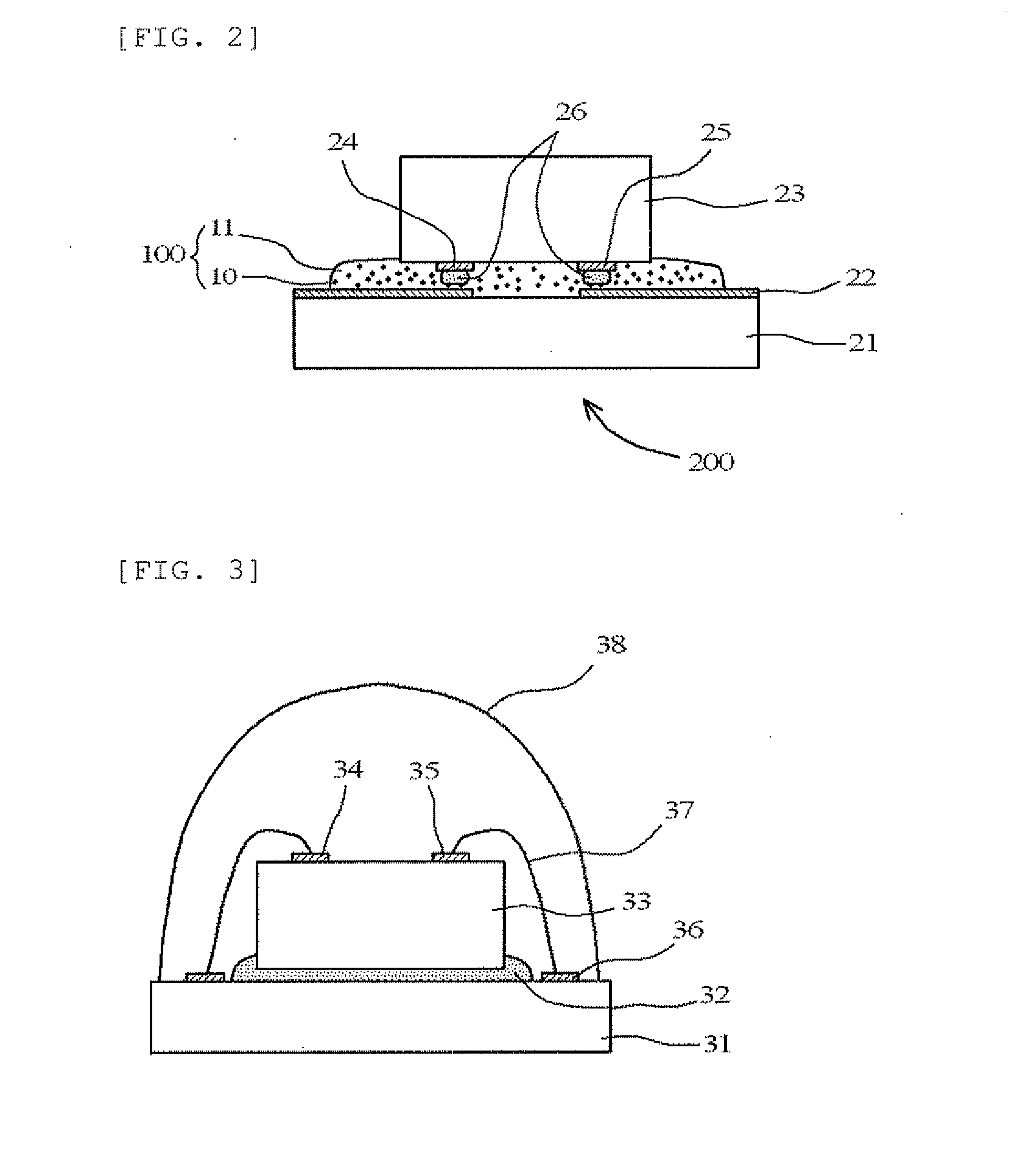 Light-reflective anisotropic conductive adhesive and light emitting device