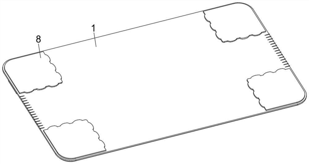 Computer desk mat based on electromagnetic heating